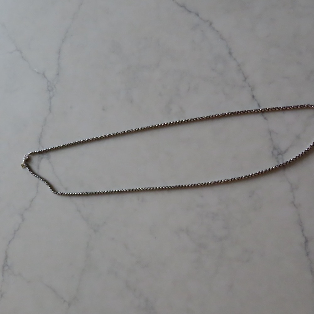 David Yurman Box Chain Necklace with medallion - Picture 5 of 16